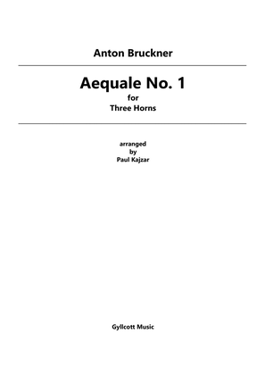 Aequale No. 1 (Three Horns)