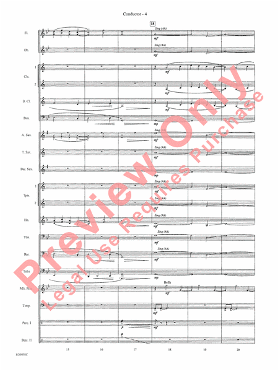 On the Rising Winds Concert Band scores gallery preview page 7