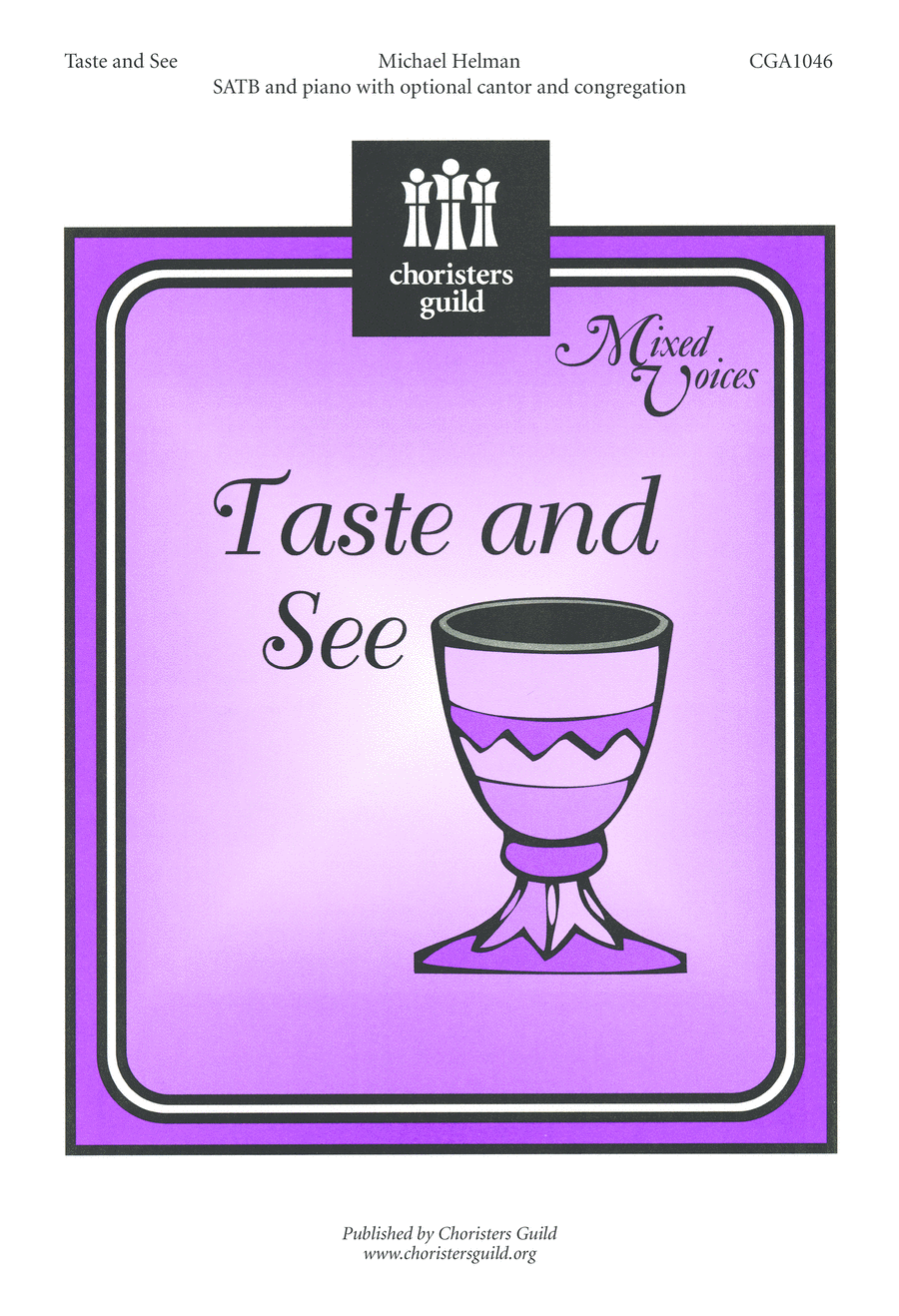 Taste and See 4-Part scores gallery preview page 1