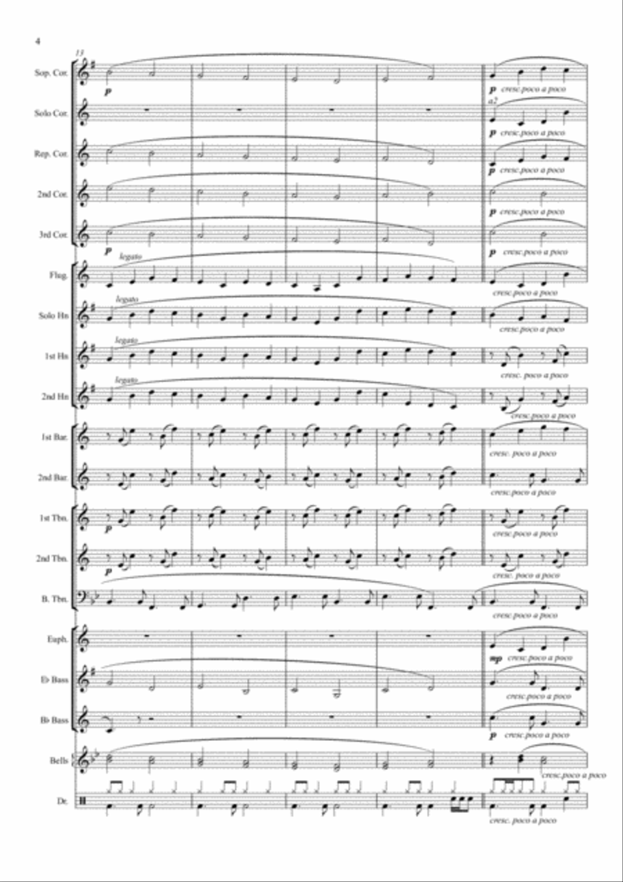 Brass Canon (Brass Band) Brass Band scores gallery preview page 4
