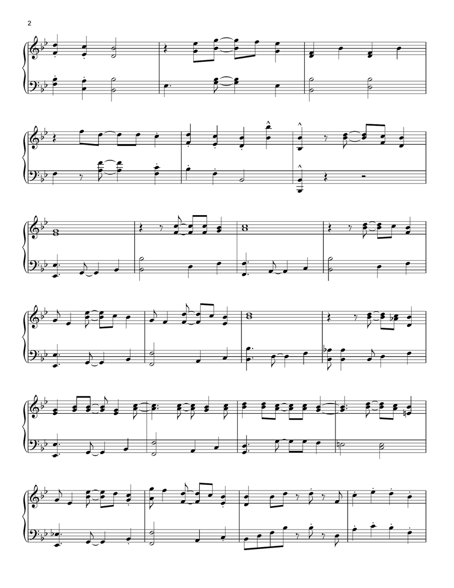 Under The Sea (from The Little Mermaid) Piano Solo scores gallery preview page 2