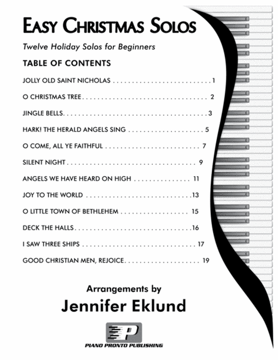 Easy Christmas Solos (Songbook) image number null