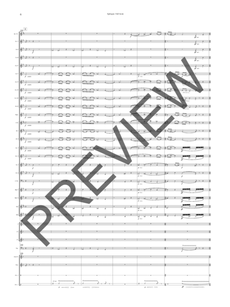 Epilogue from Sinfonia Antartica (Brass Band Series) - Full Score Only