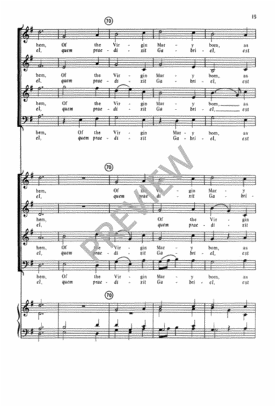Joseph, lieber, Joseph mein 4-Part scores gallery preview page 16