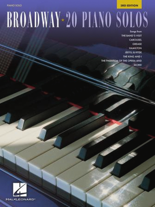 Book cover for Broadway – 20 Piano Solos