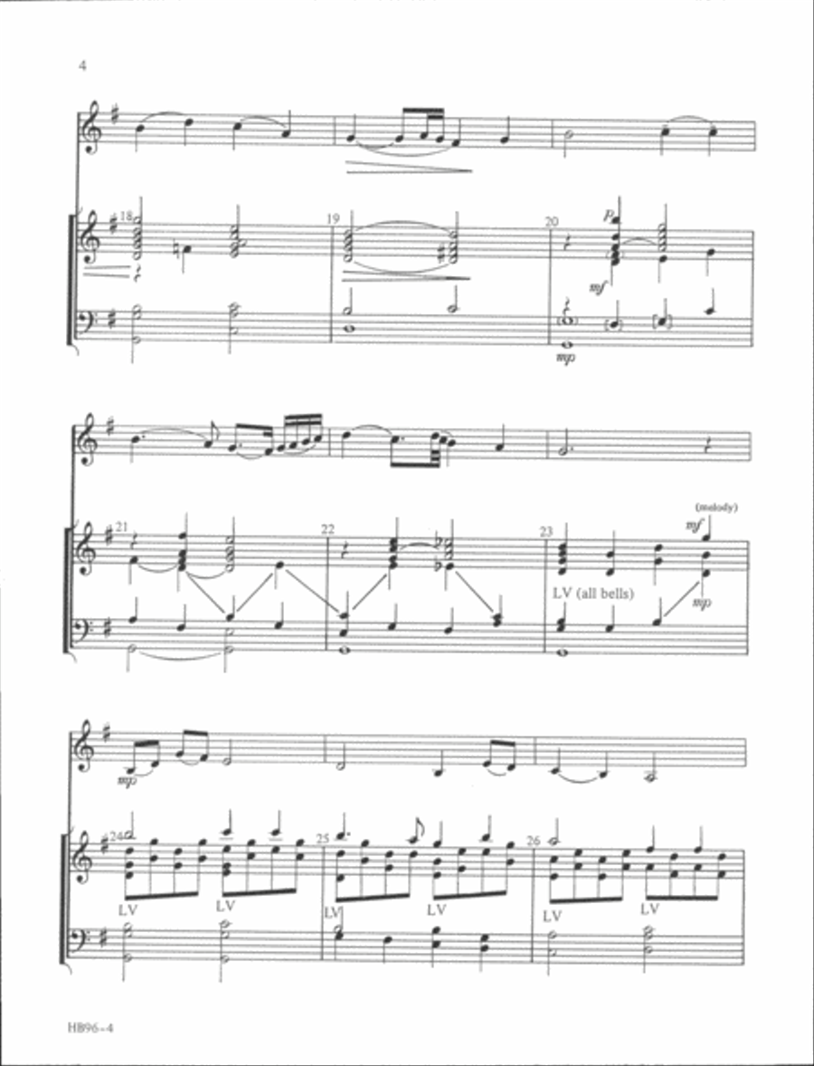 My Jesus, I Love Thee - Sanders Handbell Choir scores gallery preview page 4