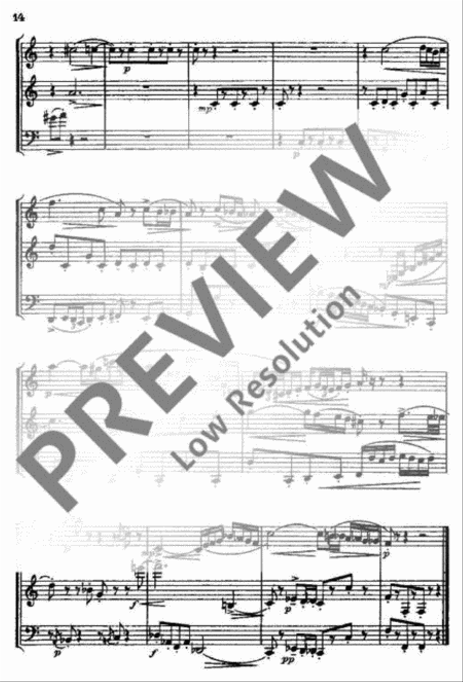 Divertissement Bassoon scores gallery preview page 15