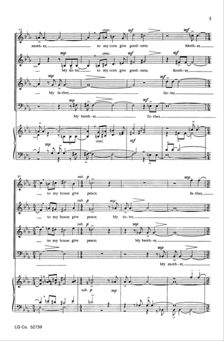 Sky Family Sky Family 4-Part scores gallery preview page 4