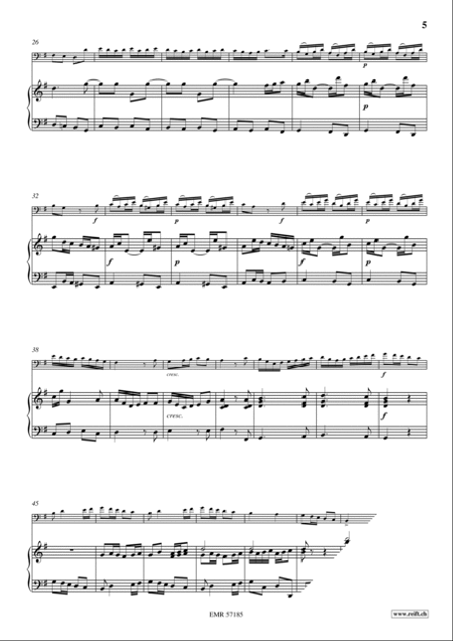 Sonata No. 6 Organ scores gallery preview page 6