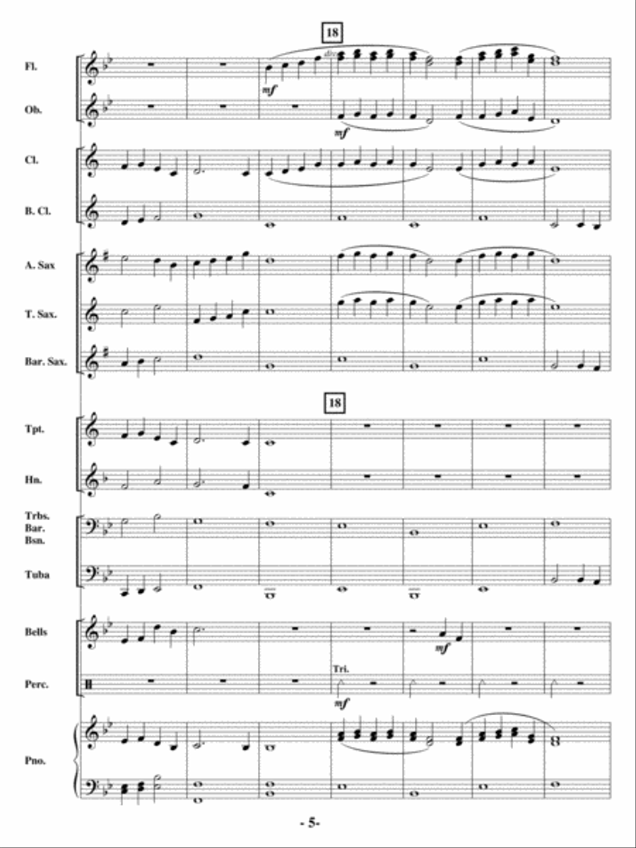 Little Star Little Star Concert Band scores gallery preview page 4