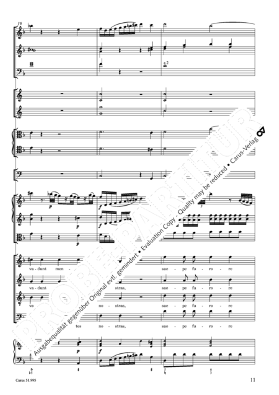 Insanae et vanae curae 4-Part scores gallery preview page 12