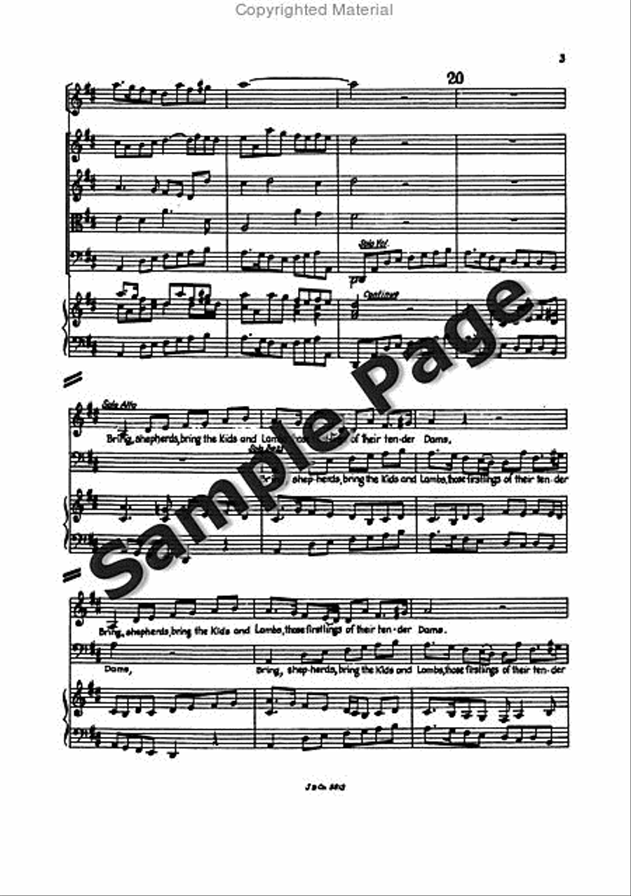 Blow Marriage Ode Full Score Mixed Choir scores gallery preview page 6
