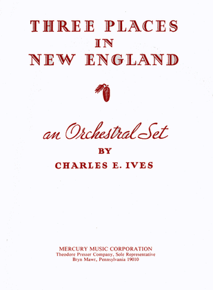 Book cover for Three Places in New England