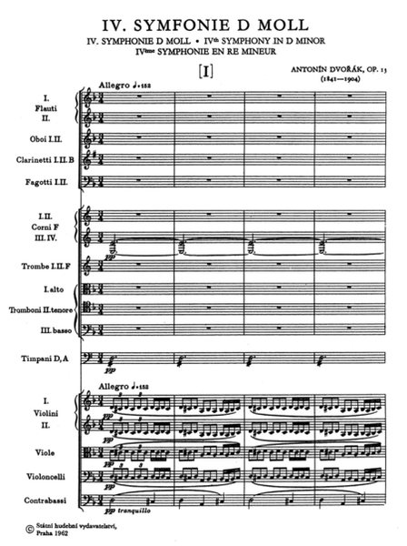 Symphony No. 4 d minor op. 13