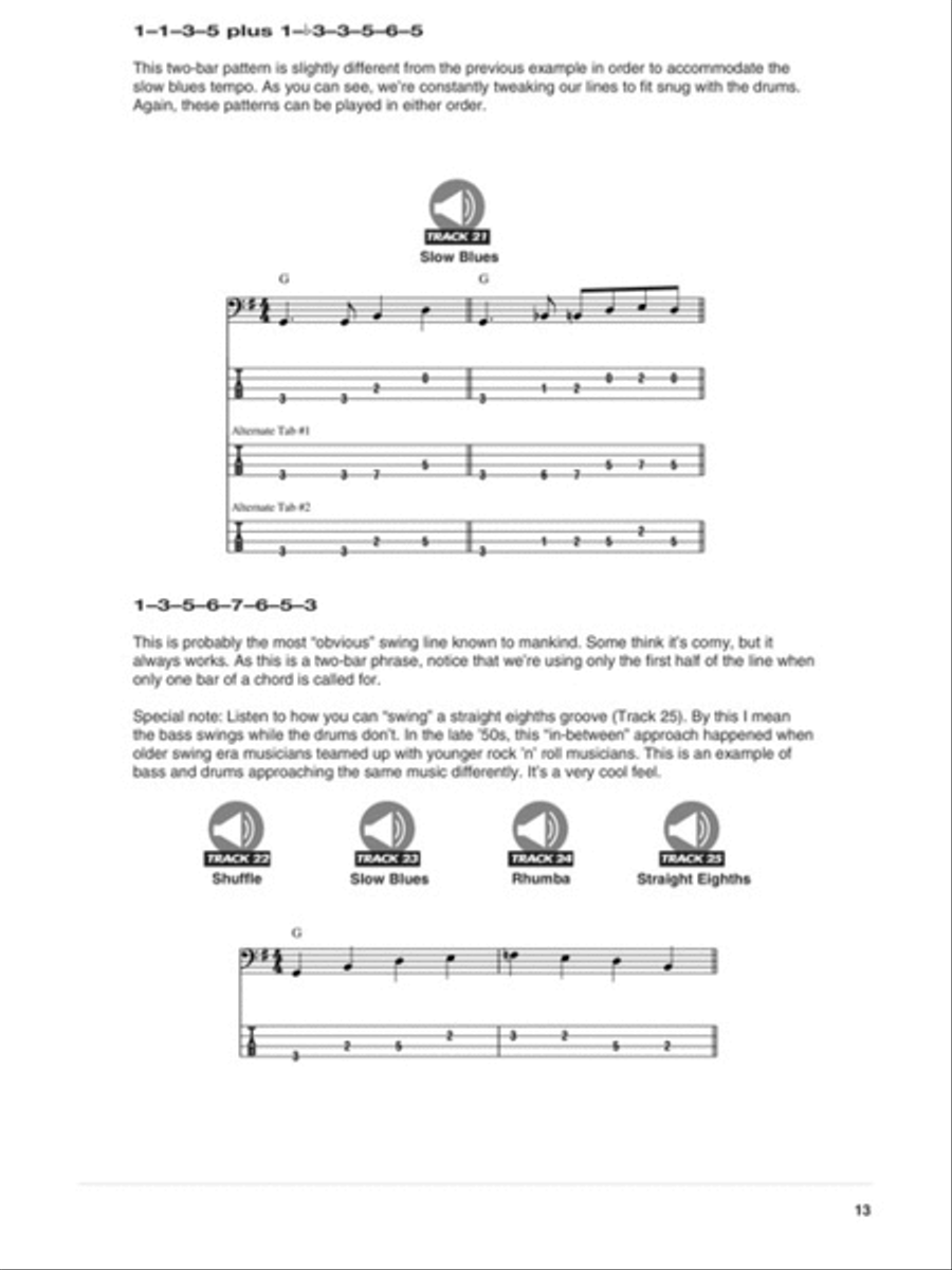 How to Play Blues Bass Electric Guitar scores gallery preview page 4