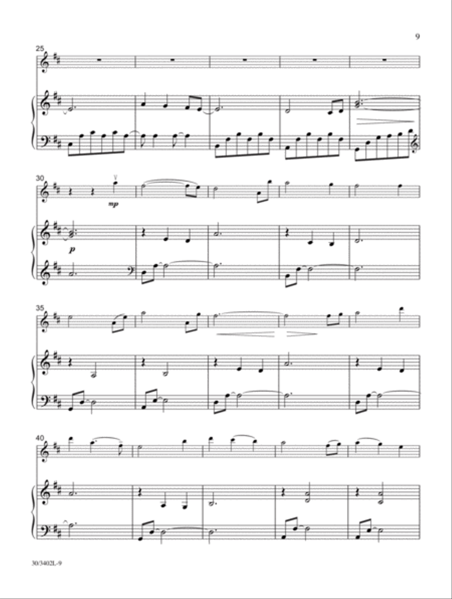 The Everlasting Song Violin Solo scores gallery preview page 5