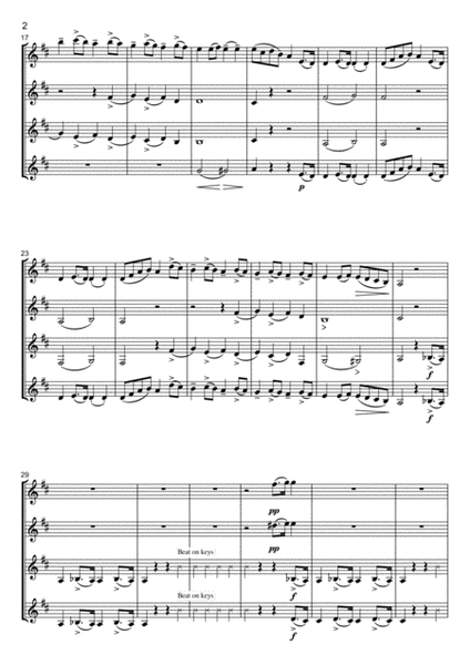 IL SIGNOR BRUSCHINO (Overture) - Gioachino Rossini | Clarinet Quartet image number null