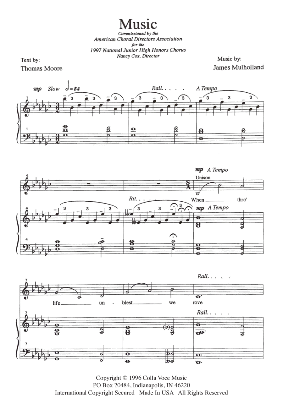Music 4-Part scores gallery preview page 1
