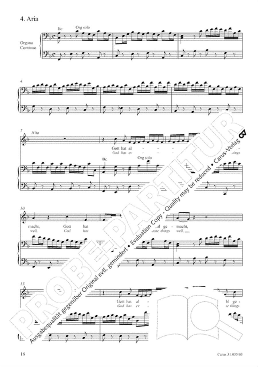 Soul and spirit are astounded (Geist und Seele wird verwirret) English Horn scores gallery preview page 19