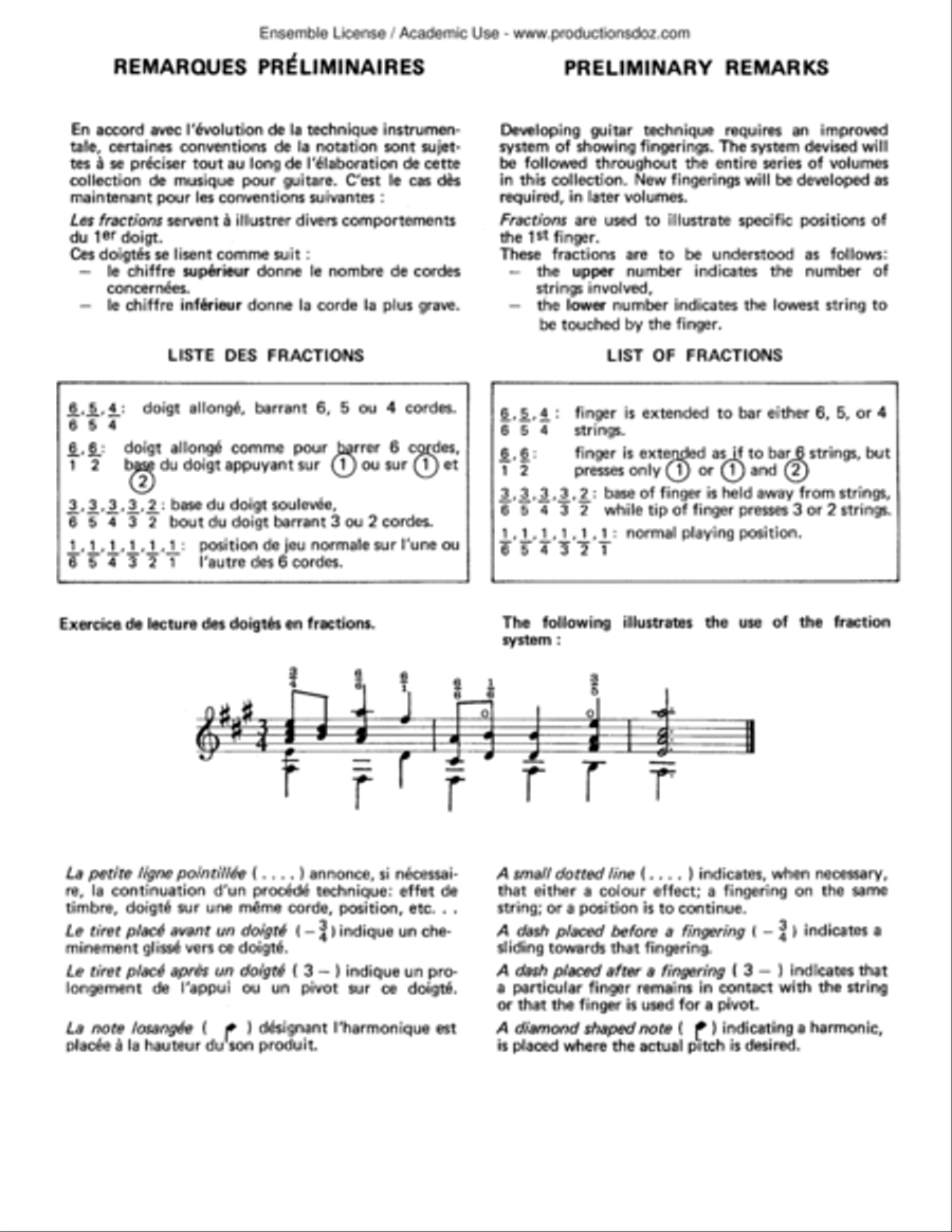 Musique pour guitare seule, Vol. 2 Classical Guitar scores gallery preview page 4
