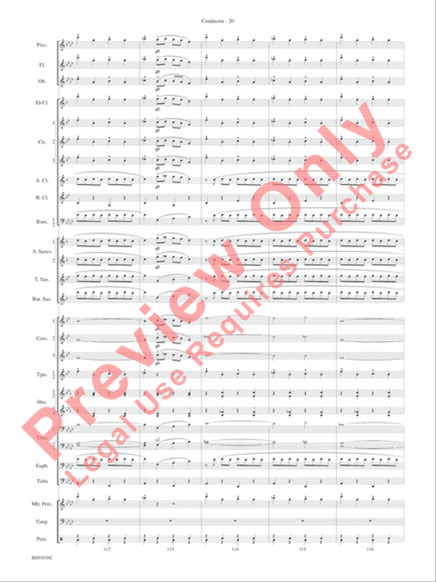 Fiddle-Faddle Concert Band scores gallery preview page 22