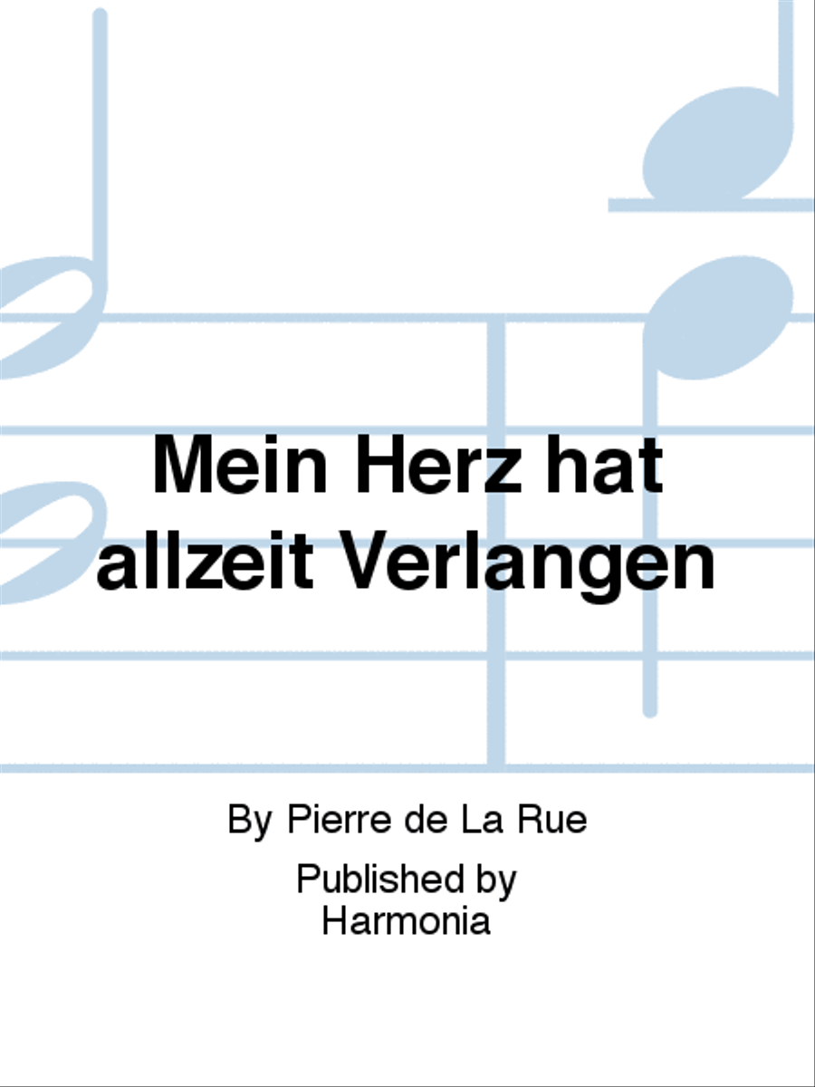 Mein Herz hat allzeit Verlangen SSAA scores gallery preview page 1