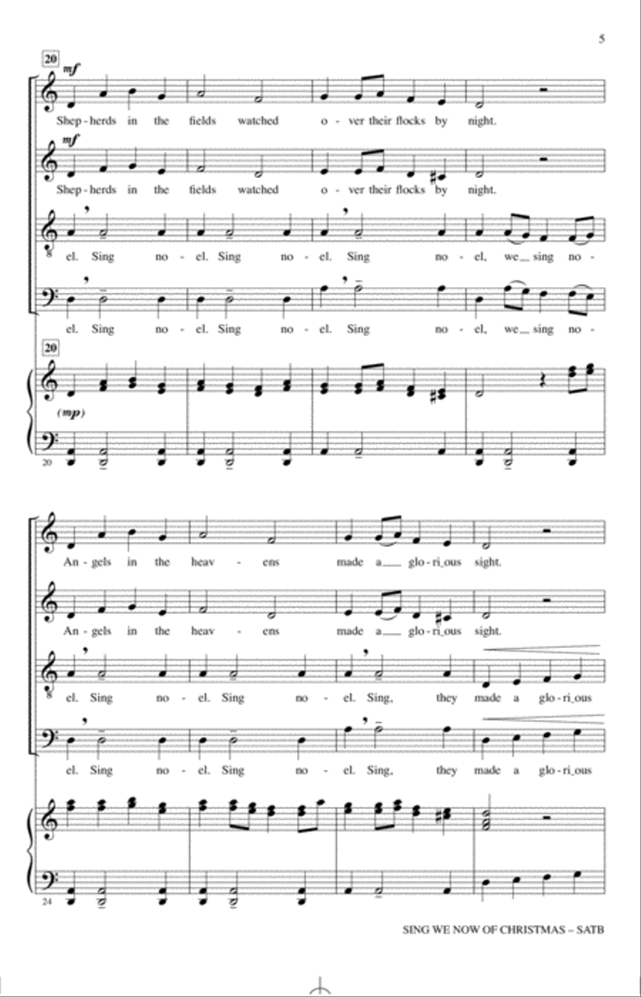 Sing We Now Of Christmas (