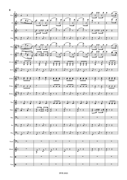 Strauss - Auf Ferienreisen (Polka Schnell for Concert Band) image number null