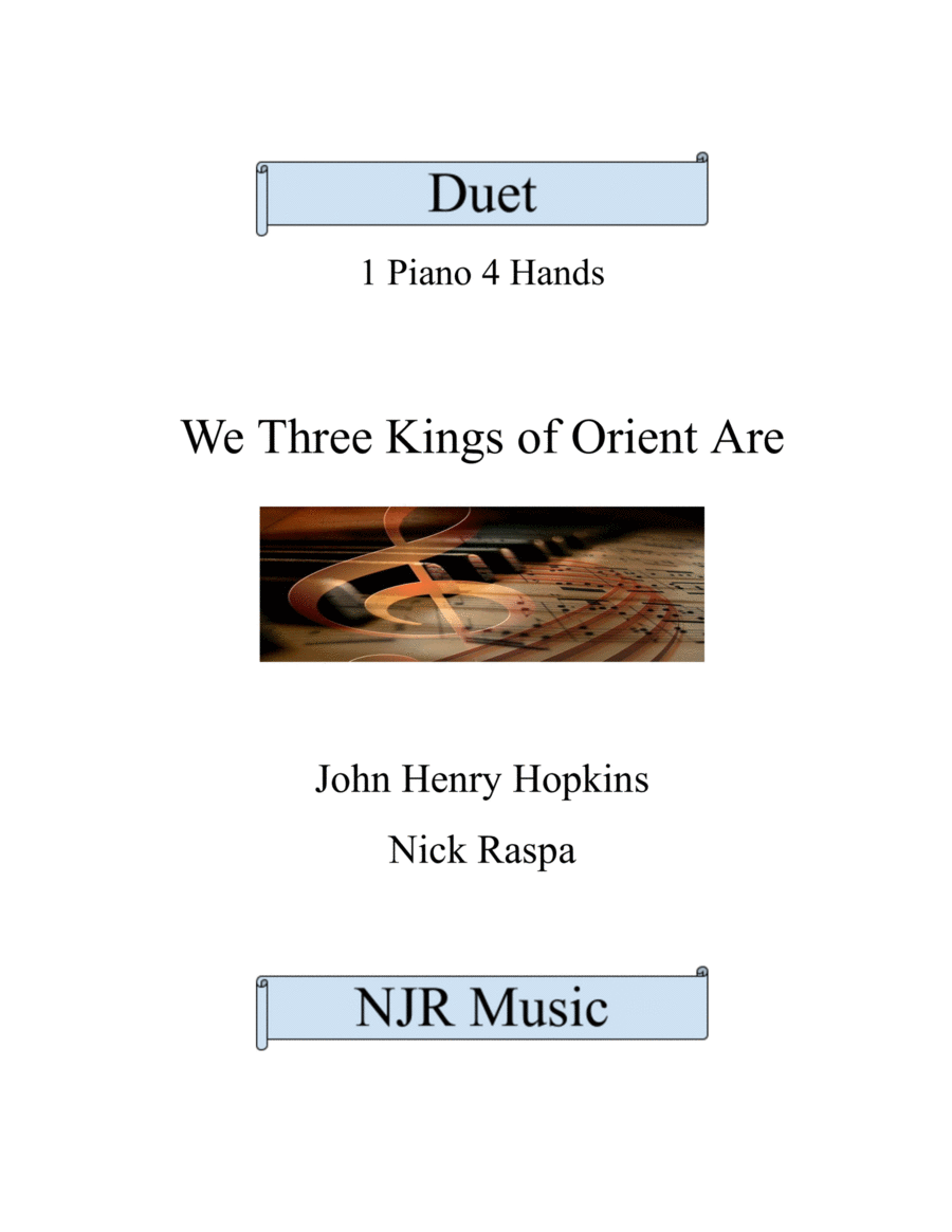 We Three Kings of Orient Are (1 piano 4 hands) complete set image number null