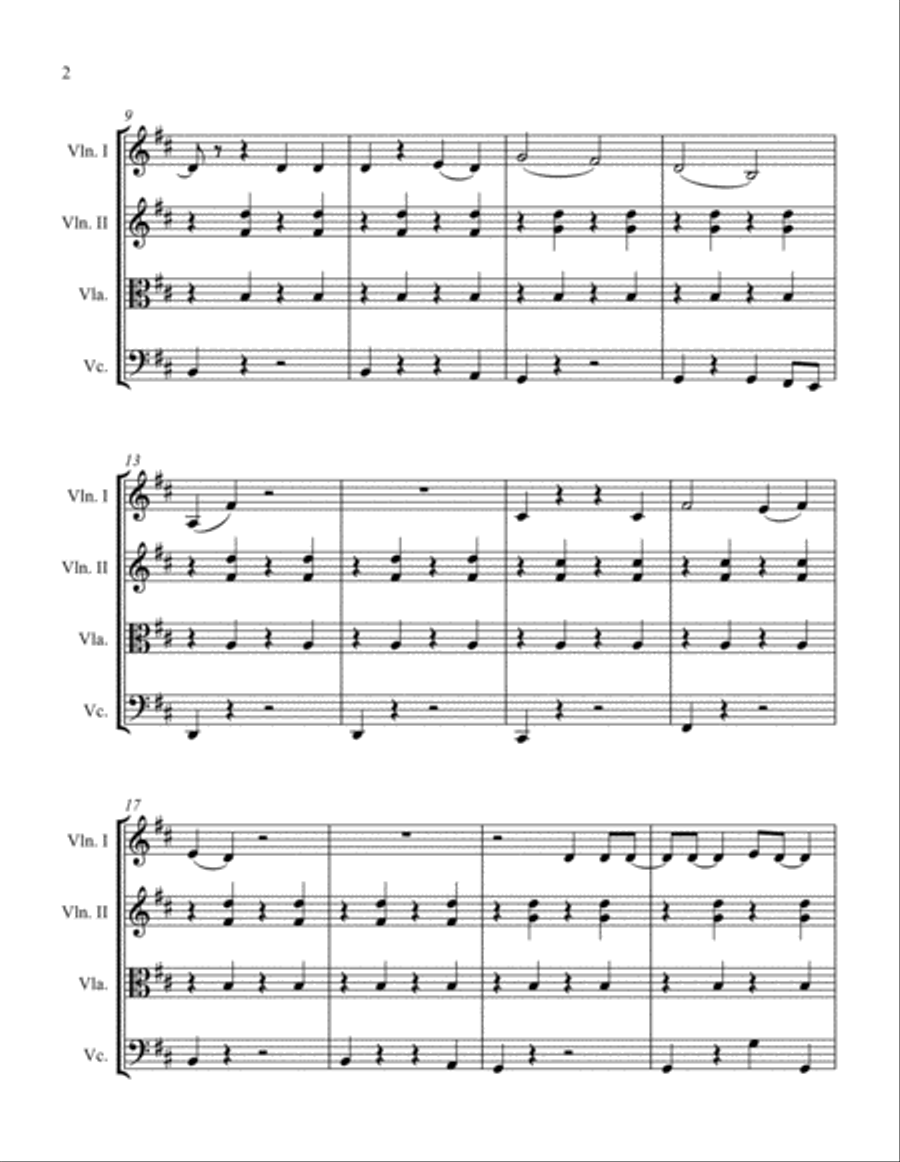 Scavenger Type String Quartet scores gallery preview page 4