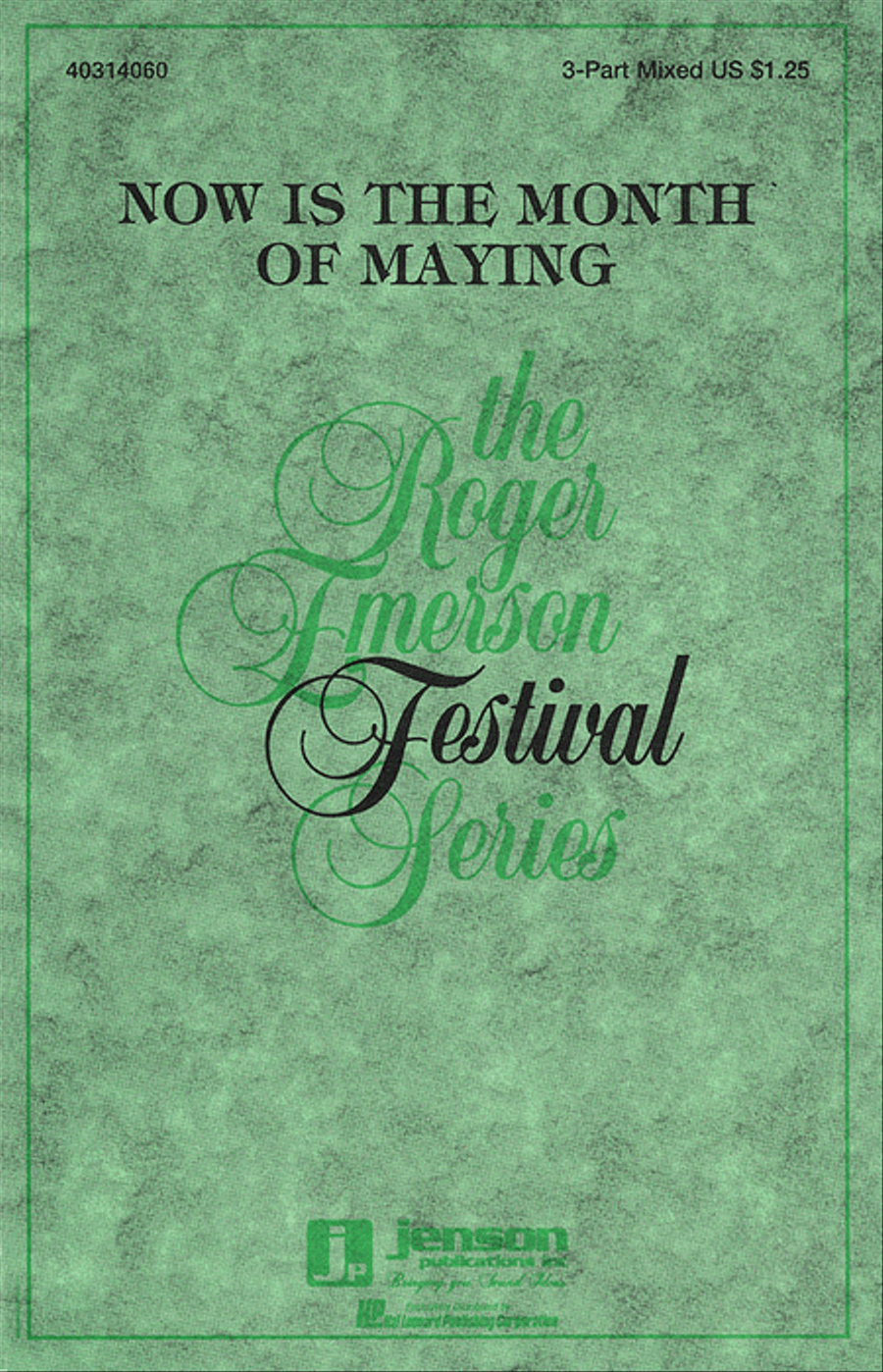 Now Is the Month of Maying 3-Part scores gallery preview page 1