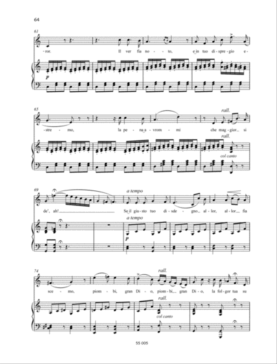 Fia dunque vero... Oh mio Fernando Voice scores gallery preview page 4