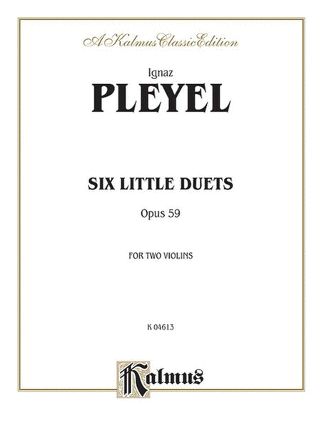 6 Little Duets Op.59 - 2 Violins