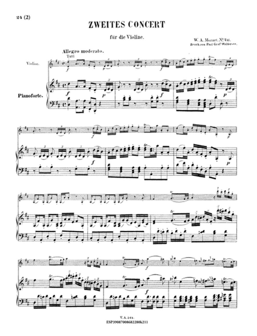 Concerto No. 2 in D Major, K. 211