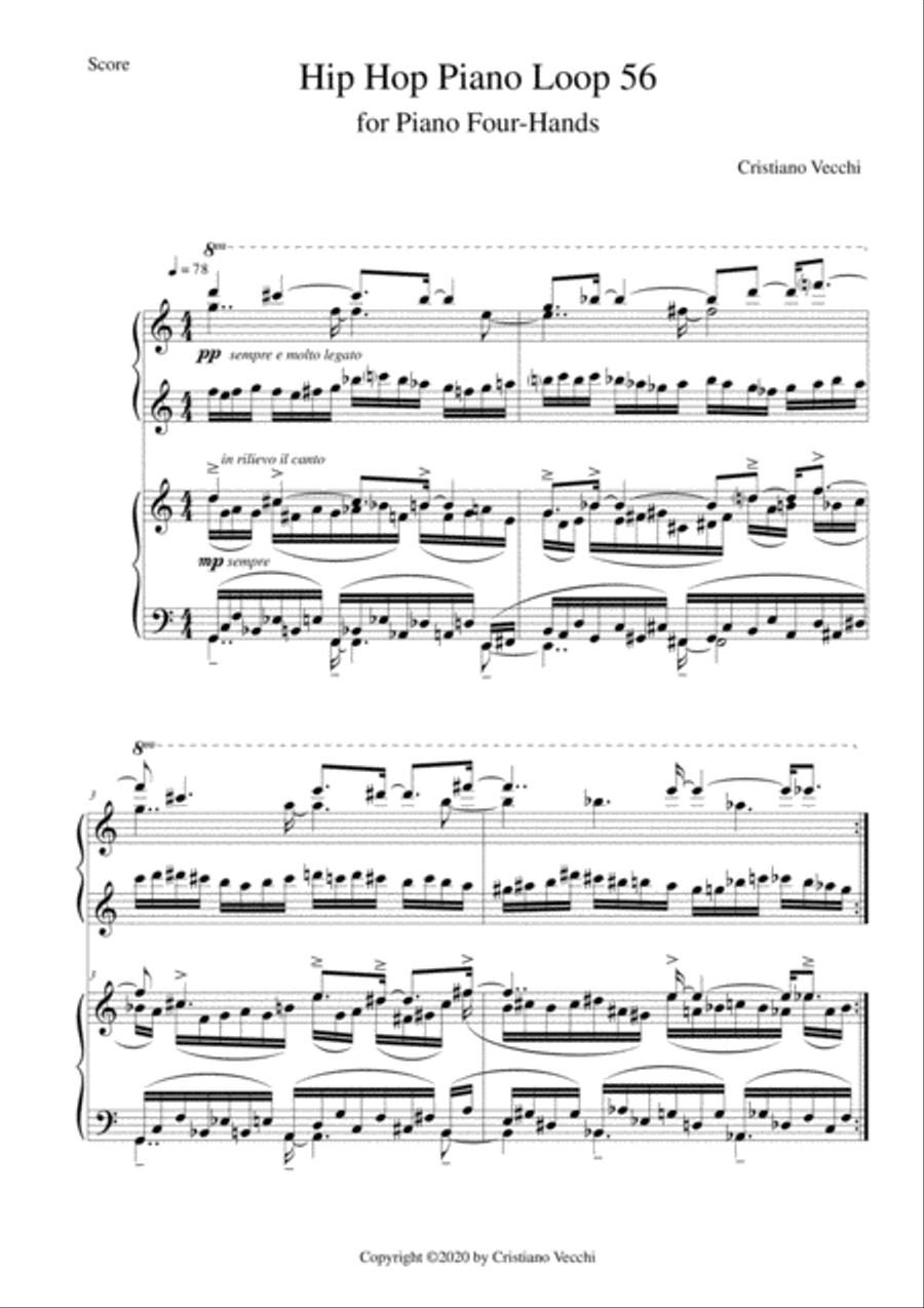 Hip Hop Piano Loop 56