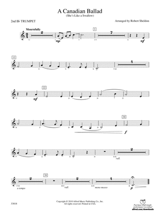 A Canadian Ballad: 2nd B-flat Trumpet