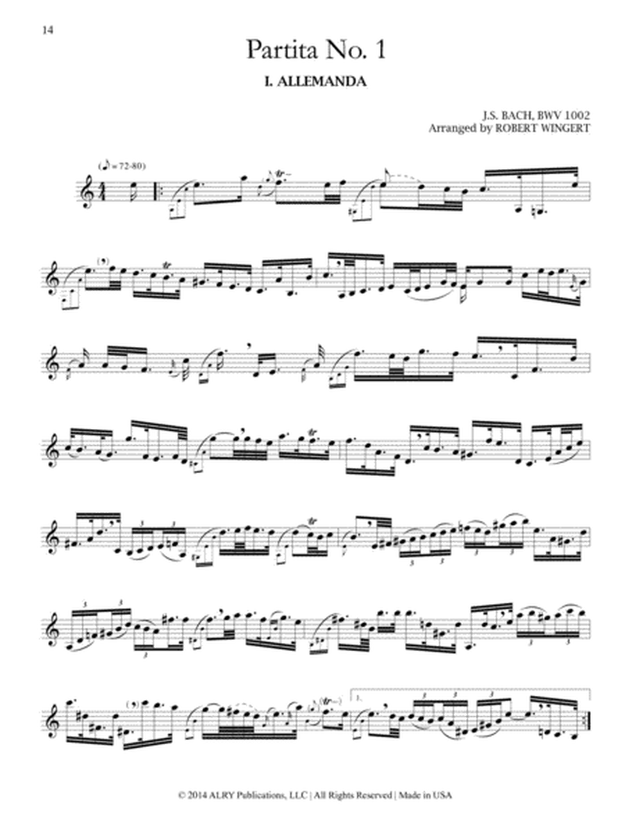 Sonatas and Partitas for Clarinet Solo, Duet, Trio and Quartet