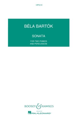 Book cover for Sonata for Two Pianos and Percussion