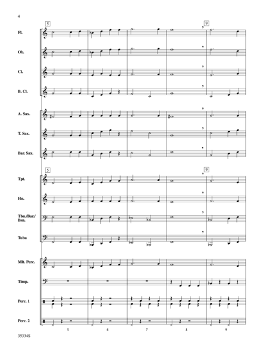 Belwin Very Beginning Band Kit #7 Concert Band scores gallery preview page 3