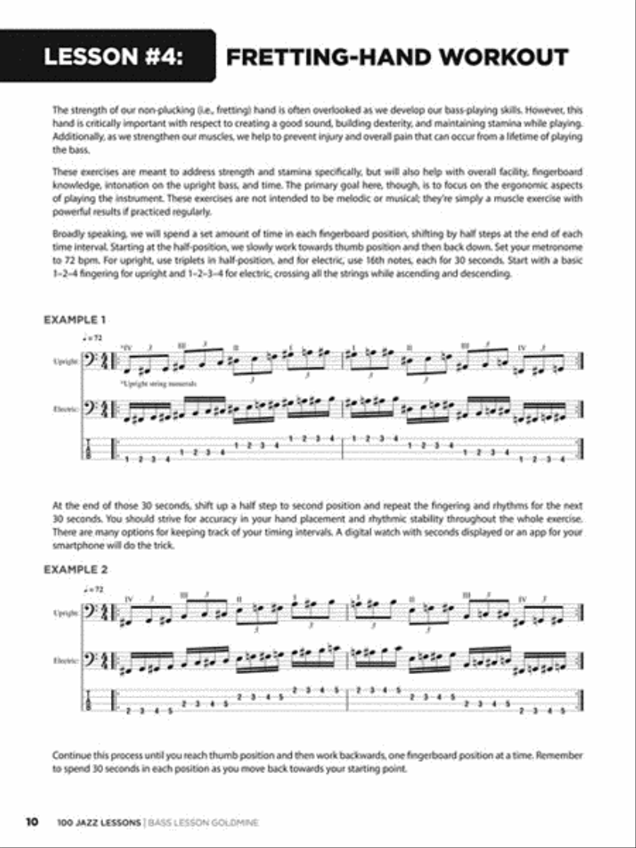100 Jazz Lessons Electric Guitar scores gallery preview page 4