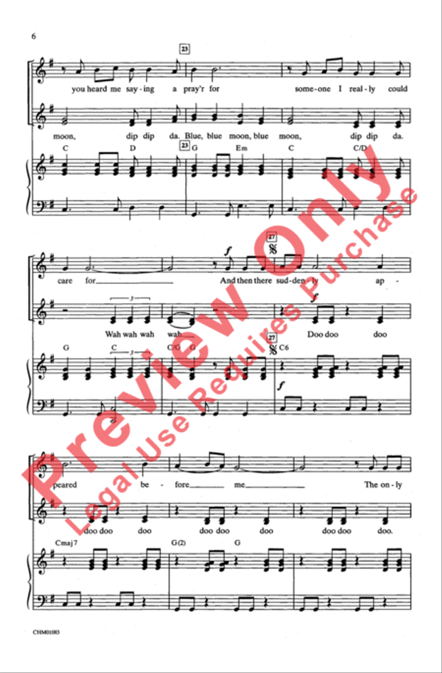 Blue Moon Women's Choir scores gallery preview page 5