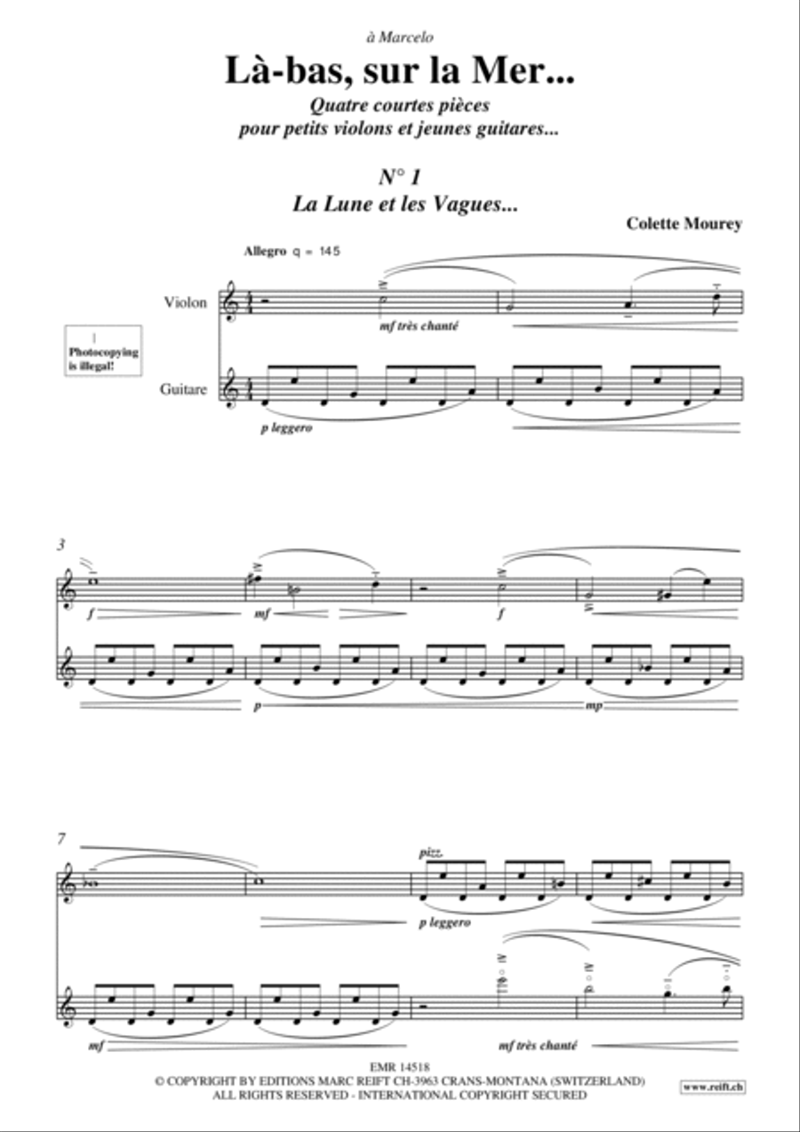 La-bas, sur la Mer La-bas, sur la Mer Violin scores gallery preview page 2
