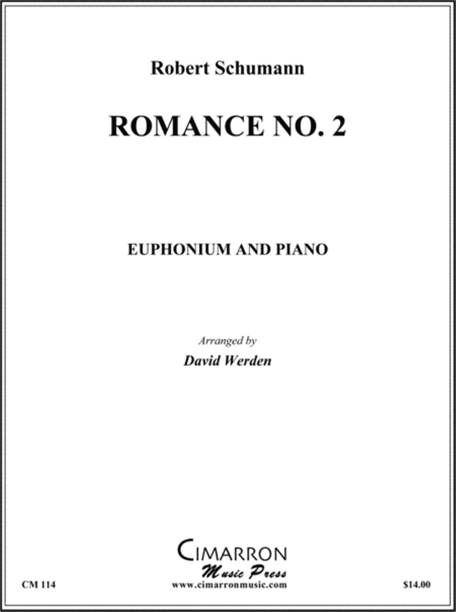 Romance No. 2 Euphonium scores gallery preview page 1