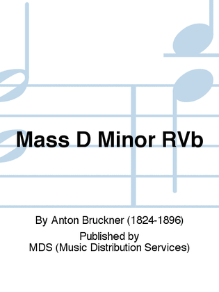 Book cover for Mass D minor RVB