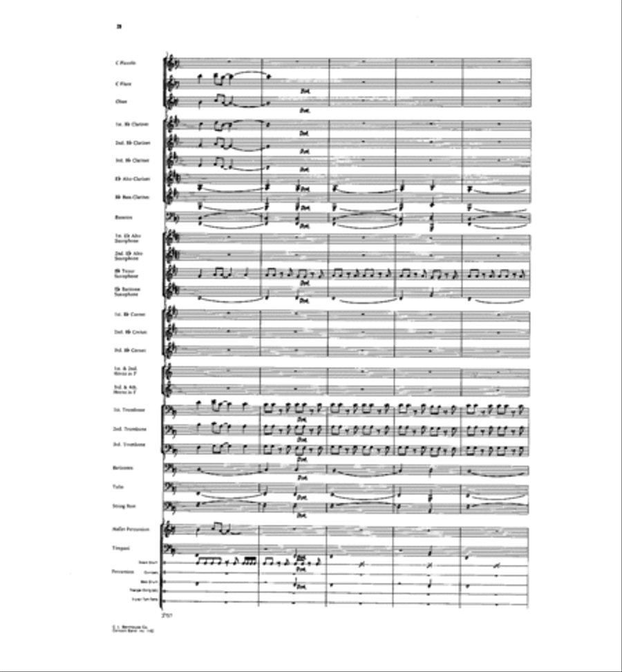 Declaration, Ballade & Finale Concert Band scores gallery preview page 27