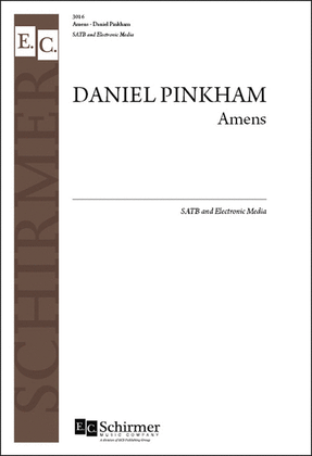 Book cover for Amens (Choral Score)