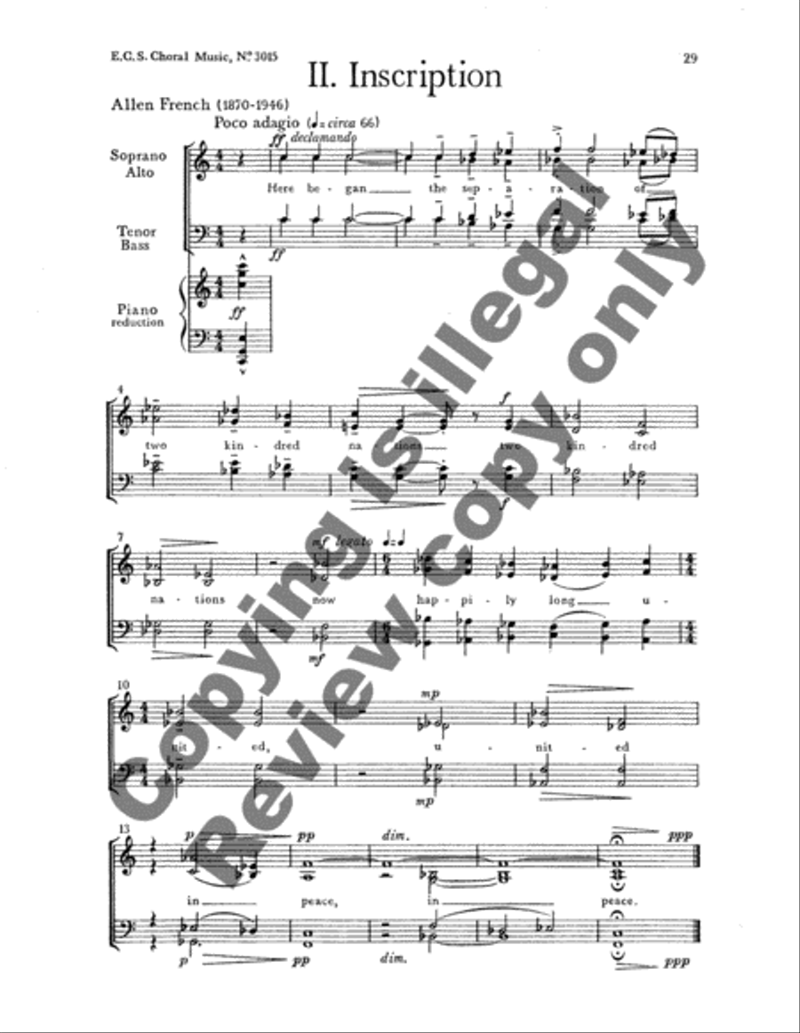 A Concord Cantata 4-Part scores gallery preview page 11
