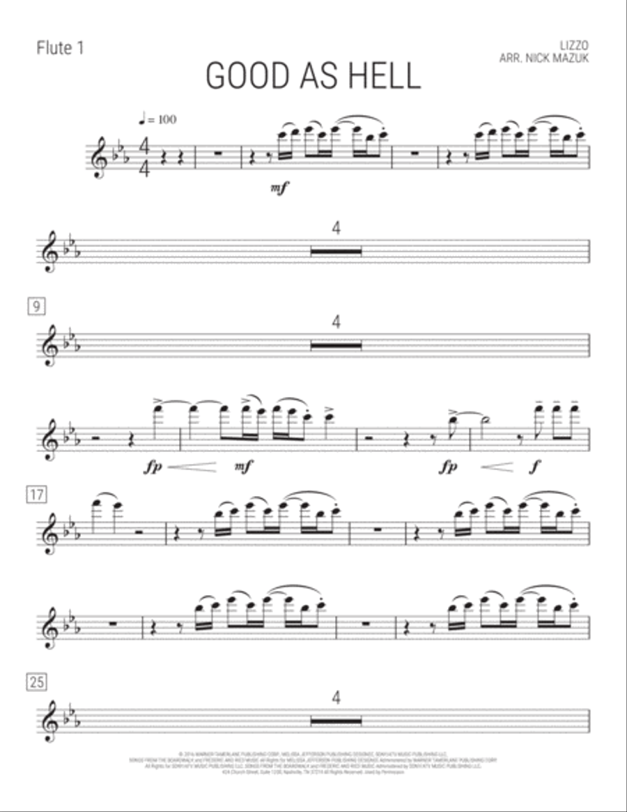 Good As Hell Small Ensemble scores gallery preview page 6