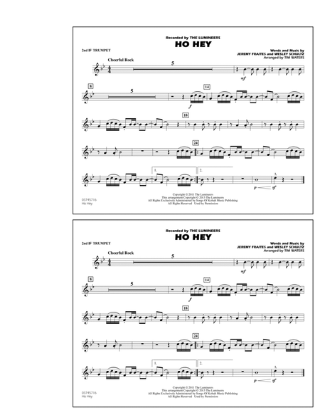 Ho Hey - 2nd Bb Trumpet
