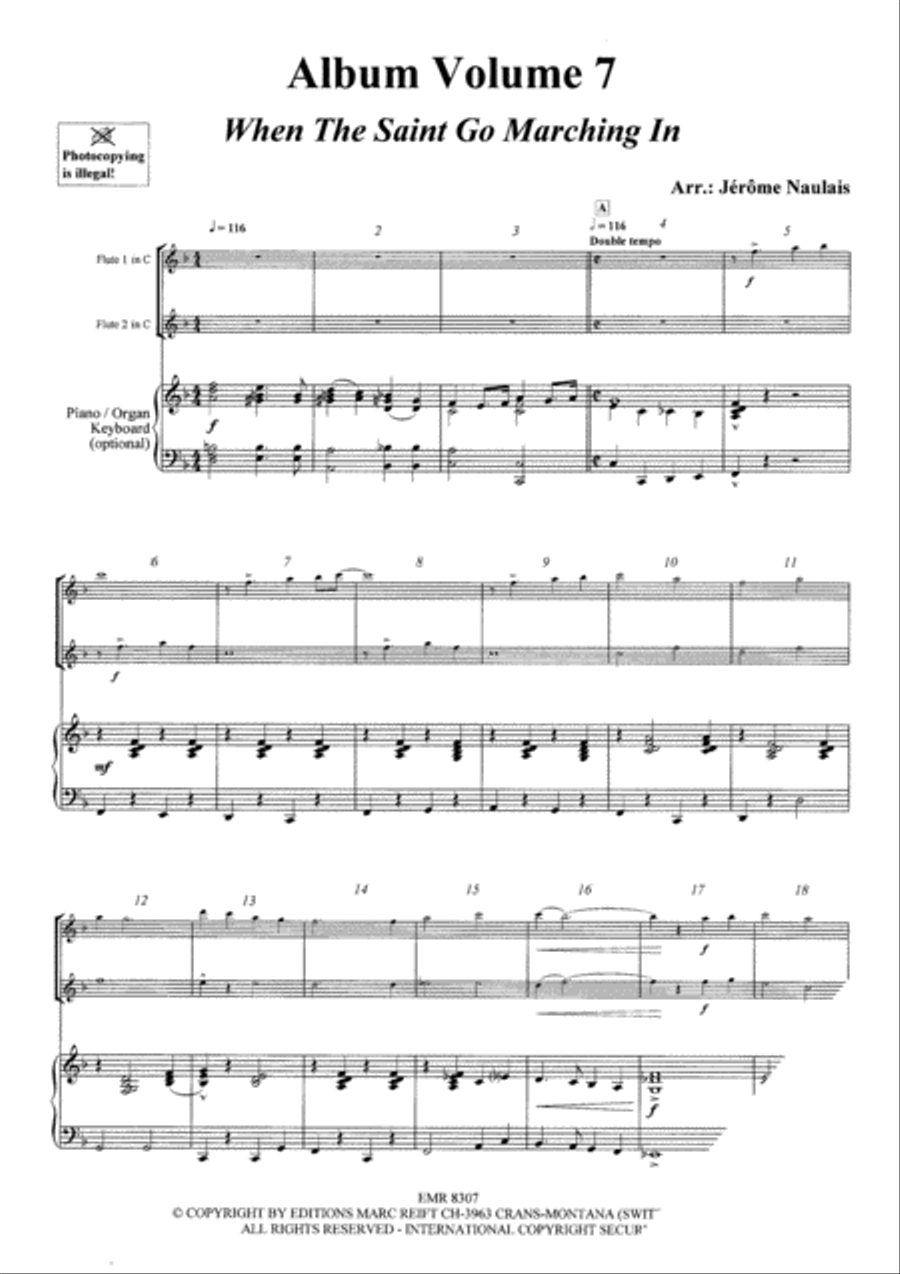 Album Volume 7 Flute Duet scores gallery preview page 3